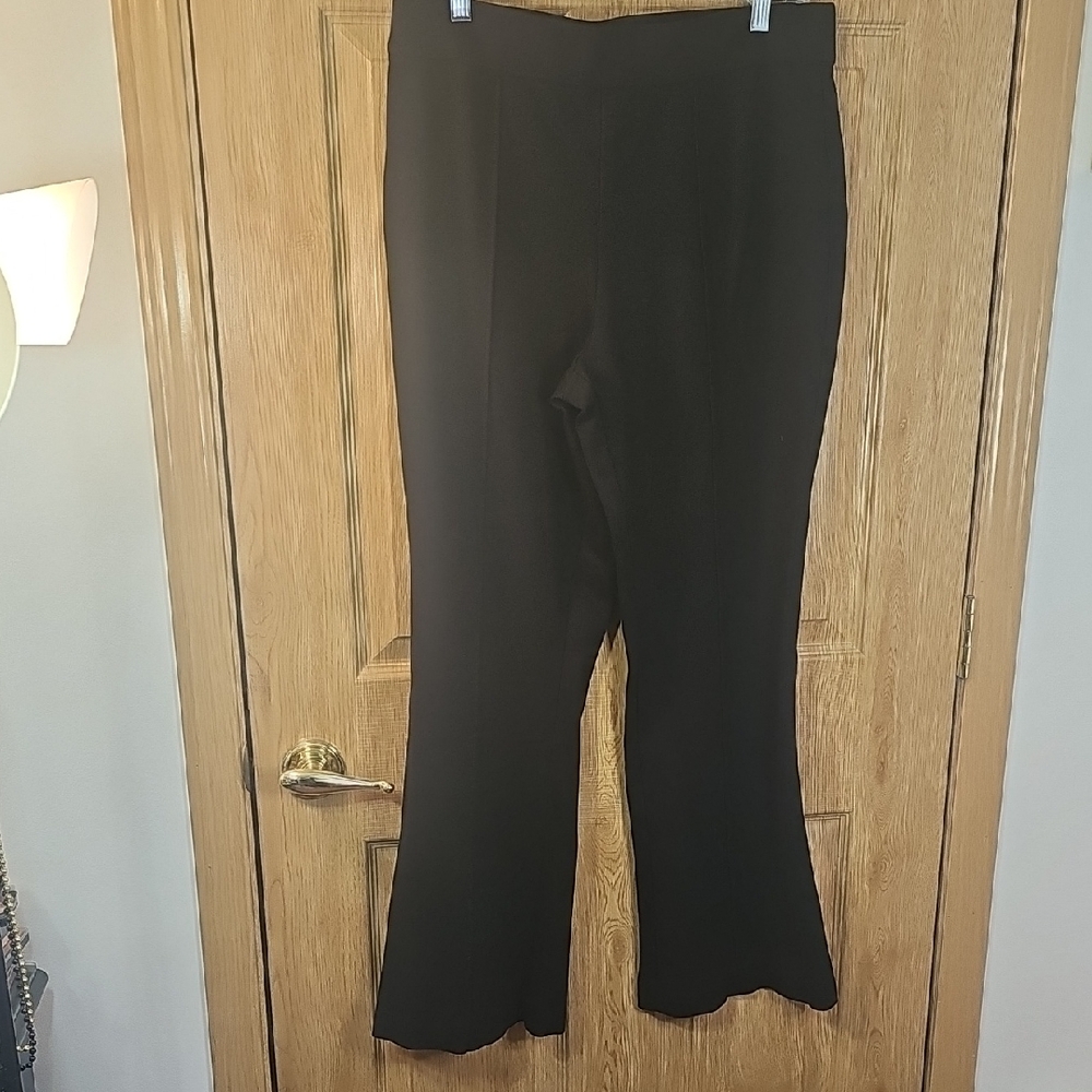 Nicole Miller Classic Black Flare Pants